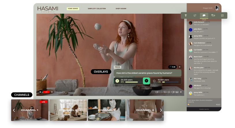 video monetization on branded pages